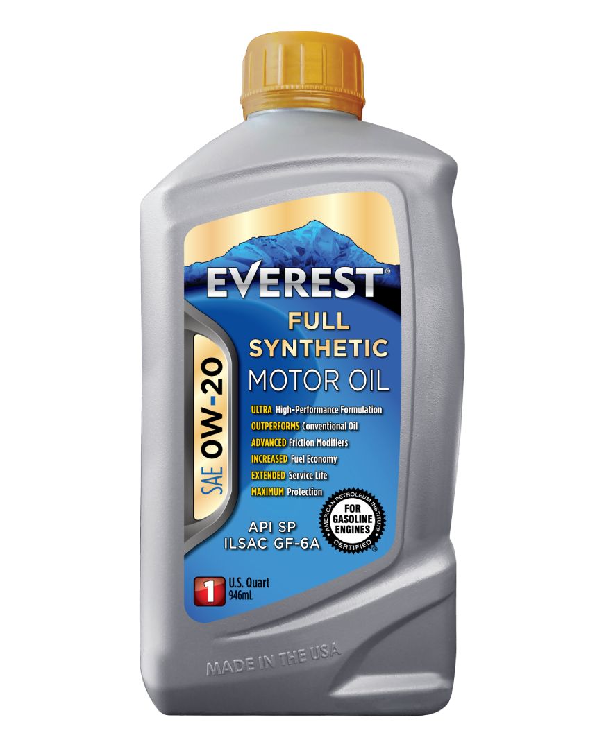 EVEREST Full Synthetic SAE 0W-20 SP/GF-6A  Motor Oil